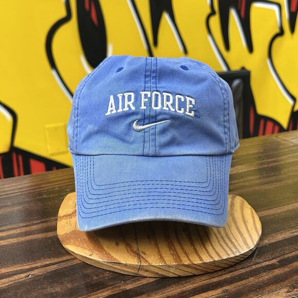 Nike Air Force Academy Vintage Strap Back Hat 2000s - Picture 1 of 6